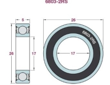Bạc Đạn KOYO 6803 2RS