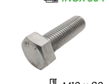 Bulong Inox 304 DIN933 M10x80