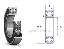 VÒNG BI 6004-2RSH CHÍNH HÃNG SKF