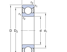Vòng bi SKF 61802-2Z