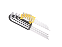 Bộ lục giác siêu dài đầu bi 9 món, 1.5-10mm ( Chiều dài 235mm, chiều rộng 65mm)
