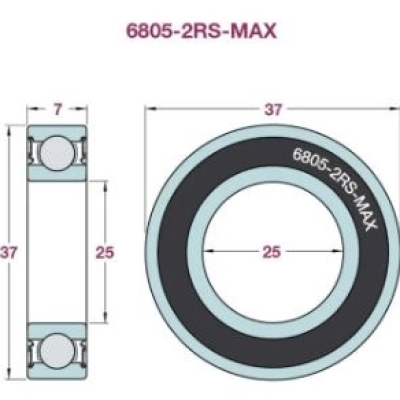 Bạc Đạn KOYO 6805 2RS