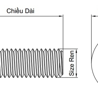 Bulong Đầu Bông Thép Mạ Kẽm 4.8 M6x8