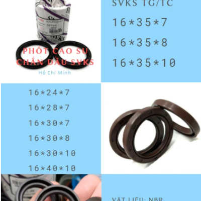 PHỐT CHẮN DẦU TG/TC SVKS 16*24*7